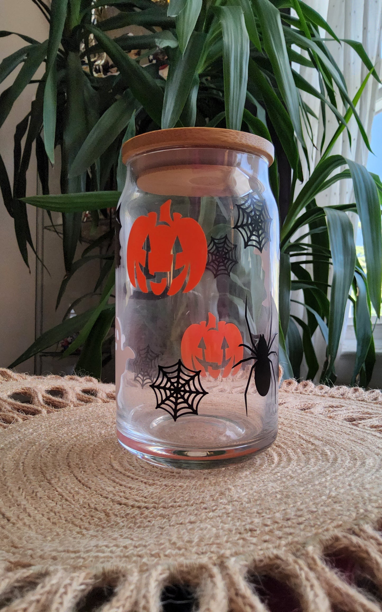 Halloween Glass Cup