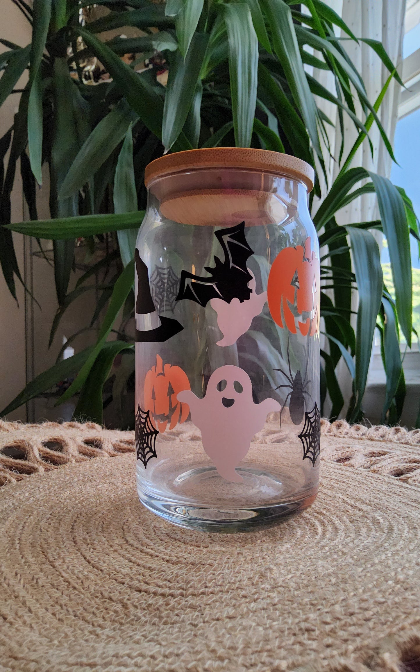 Halloween Glass Cup