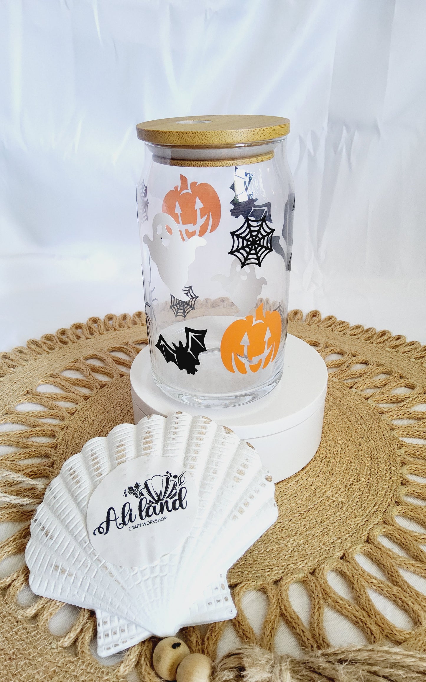 Halloween Glass Cup